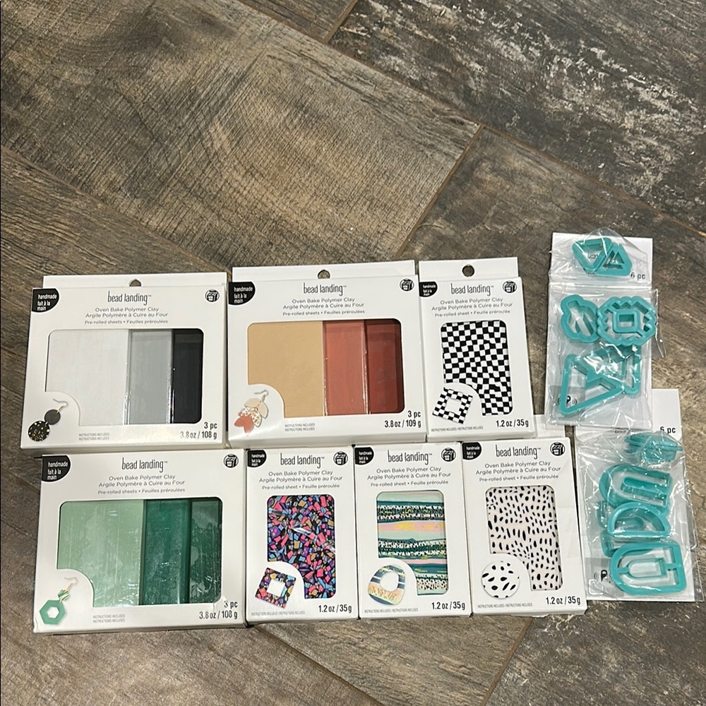 Polymer Clay Sheets and Cutters